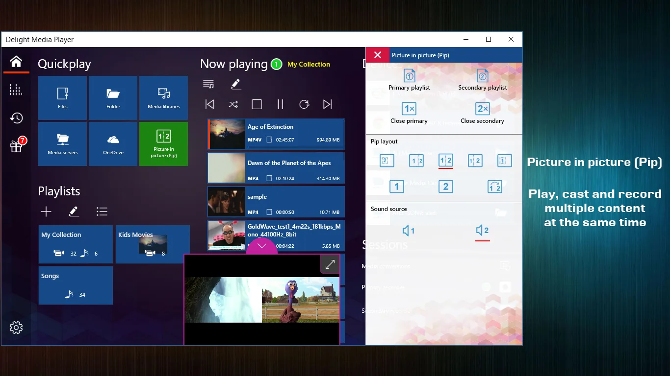 Delight Media Player screenshot 3