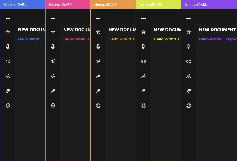 NotepadDARK screenshot 4