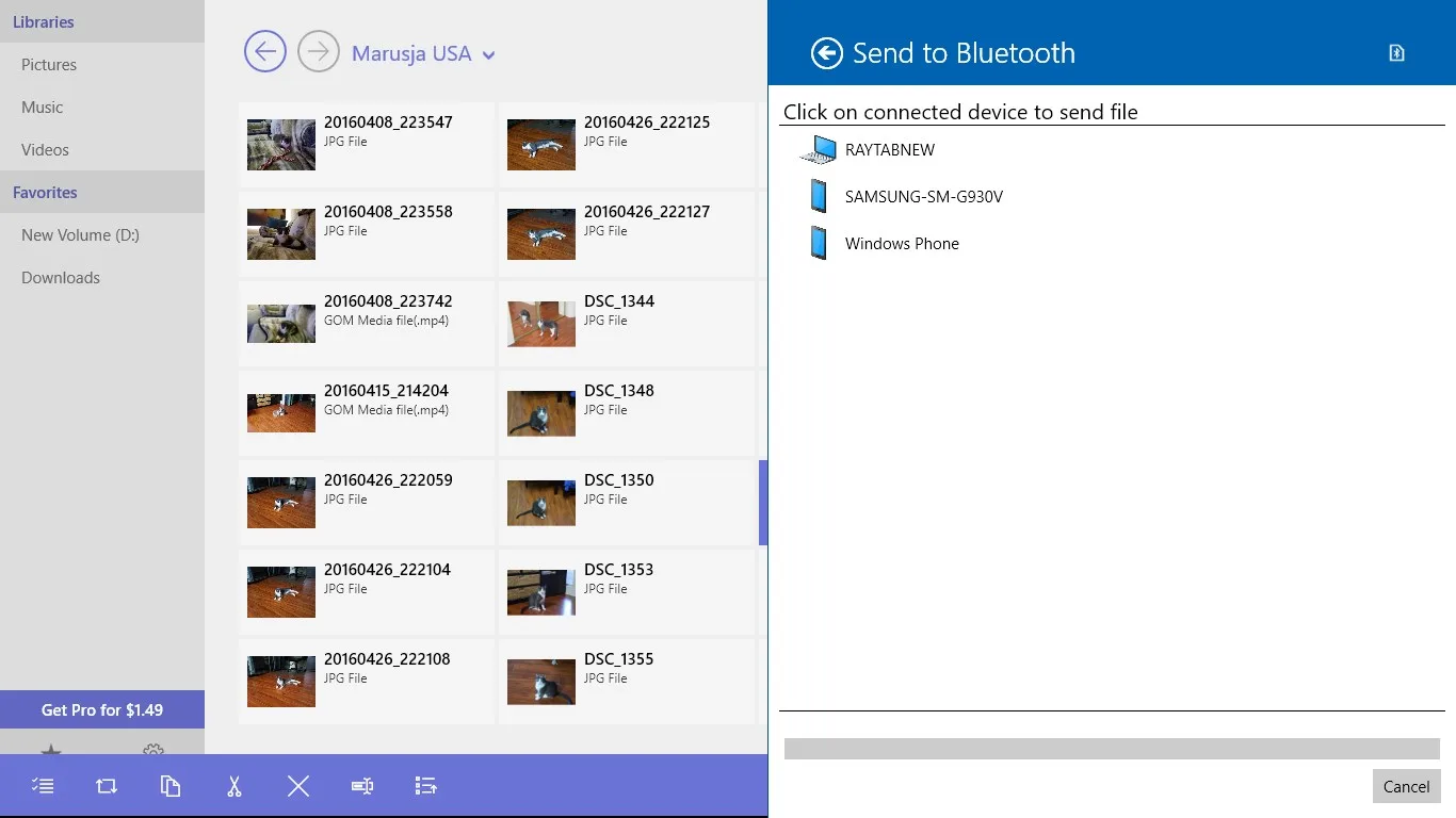 Send to Bluetooth screenshot 3