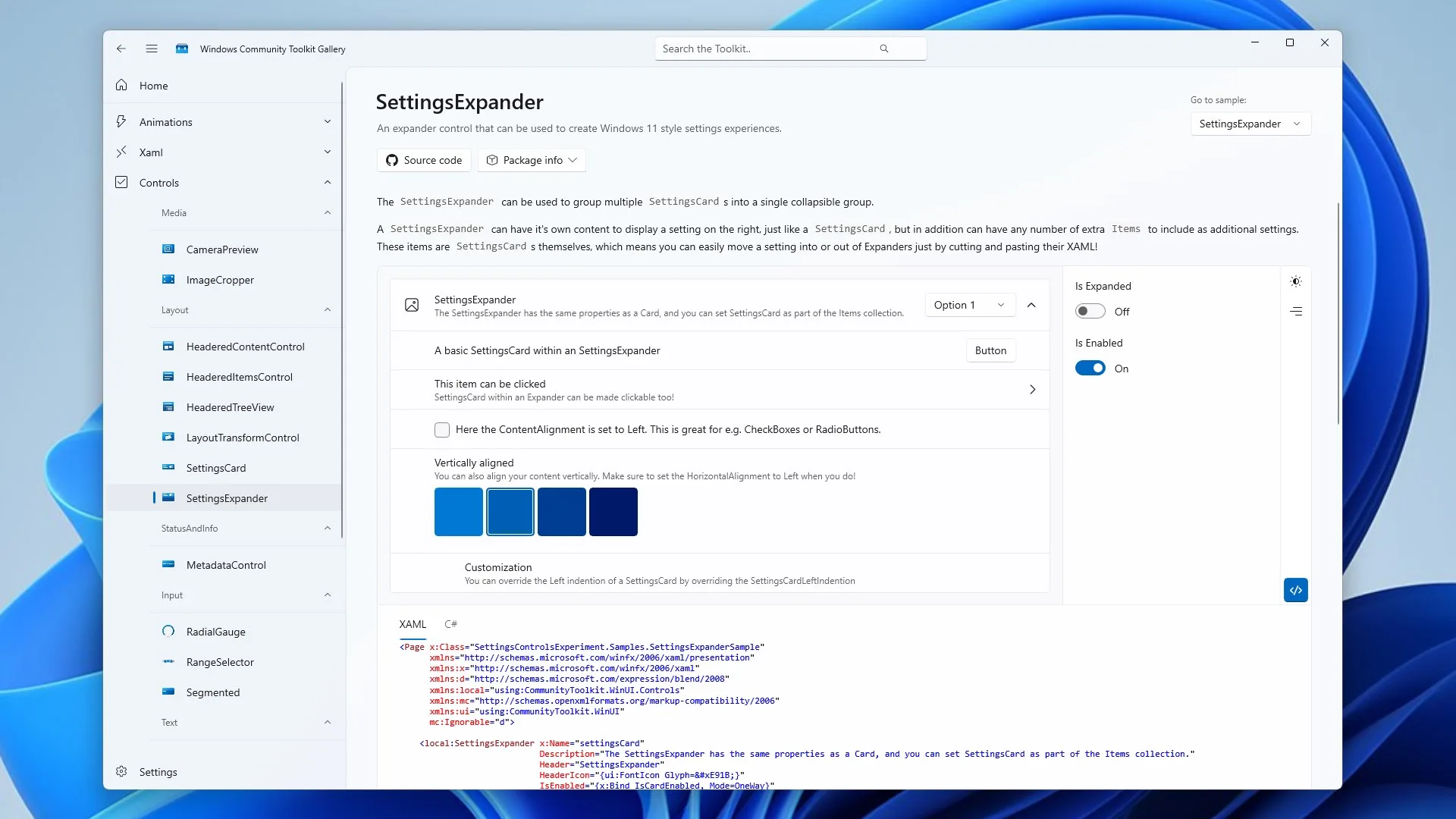 Windows Community Toolkit Gallery screenshot 2