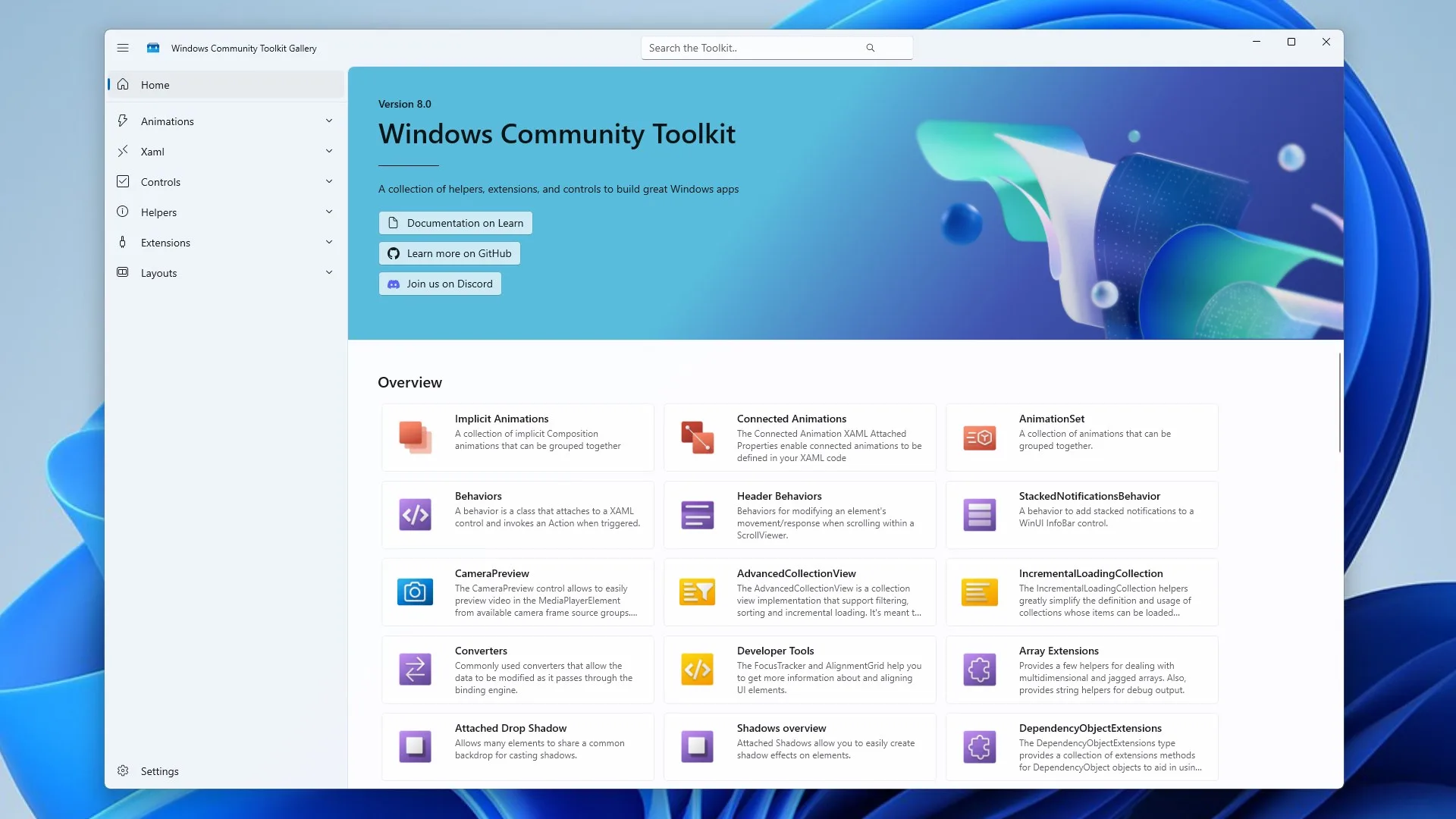 Windows Community Toolkit Gallery screenshot 3