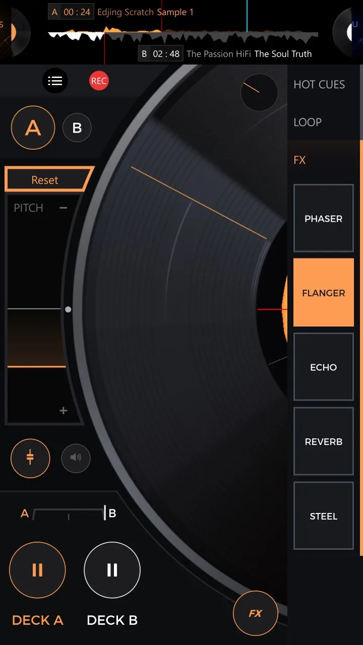 Mixfader dj - digital vinyl screenshot 1