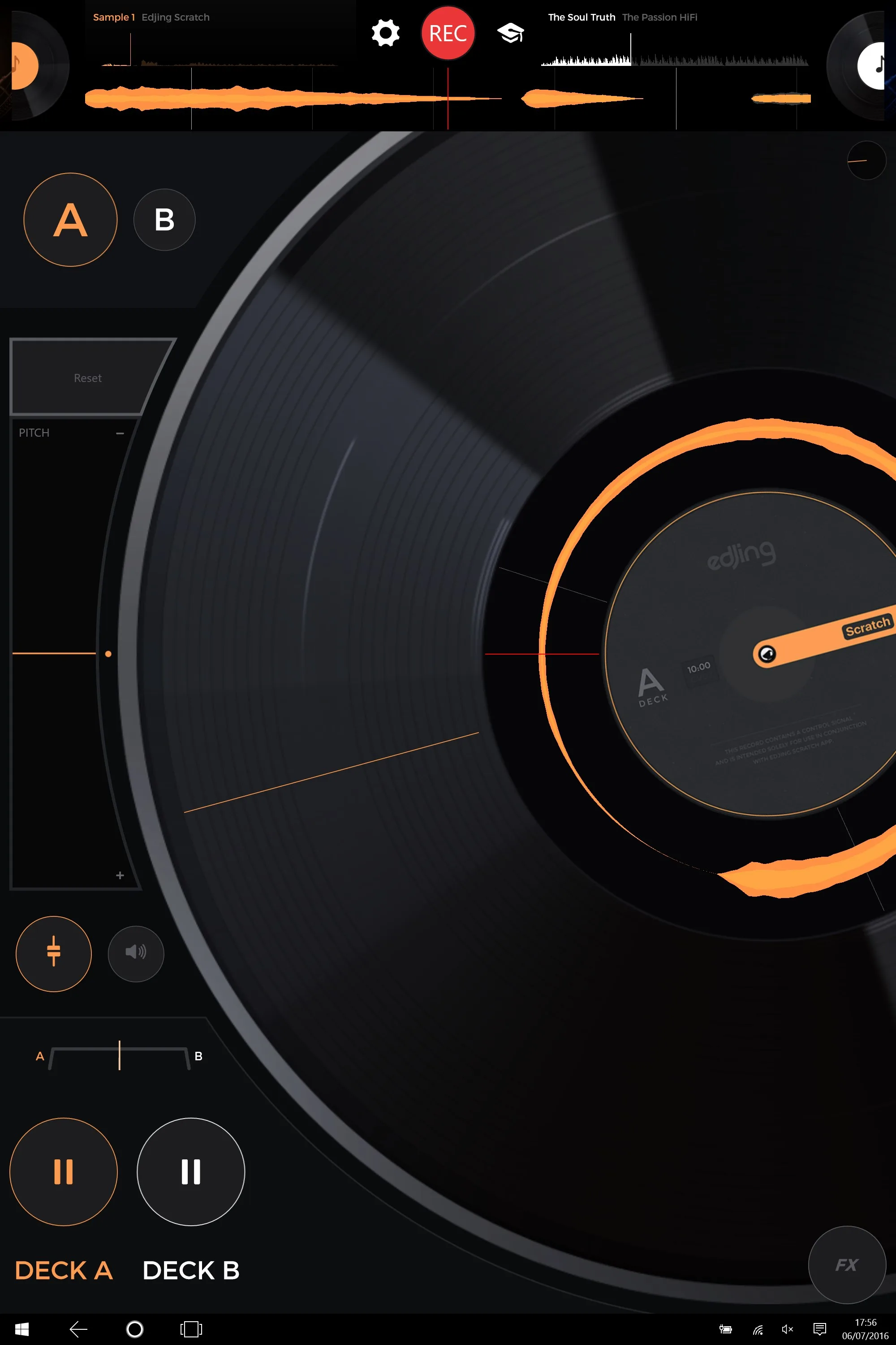 Mixfader dj - digital vinyl screenshot 2