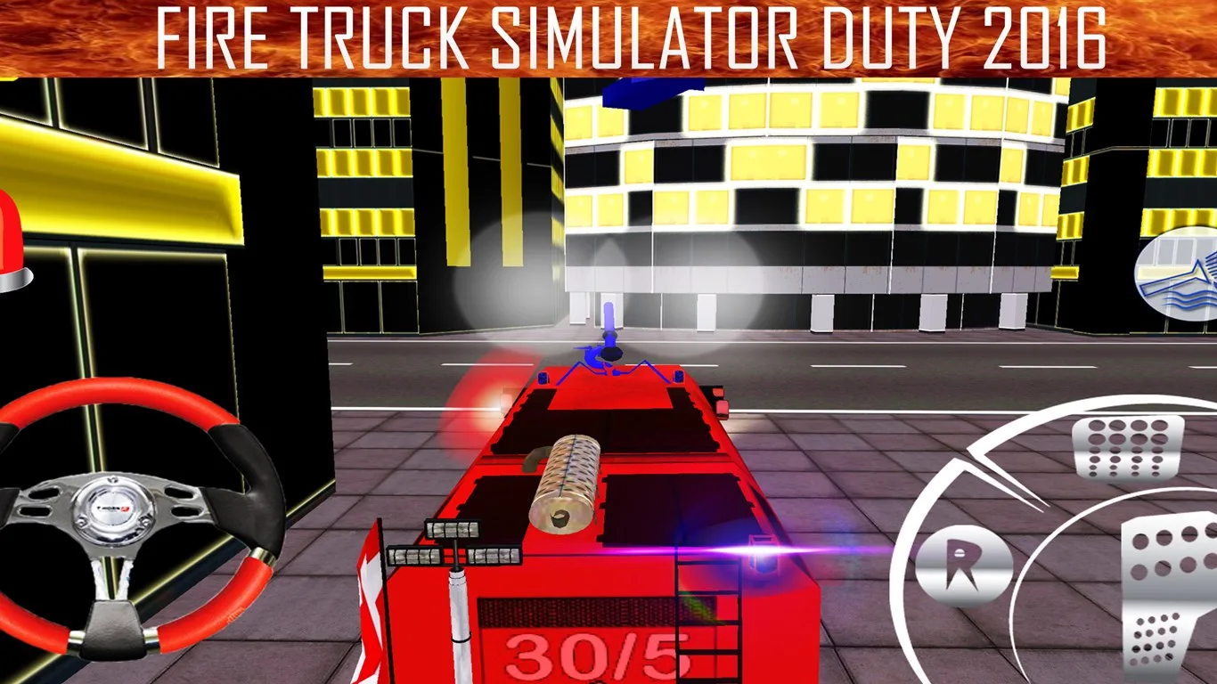 Fire Truck Simulator Duty 2016 screenshot 1