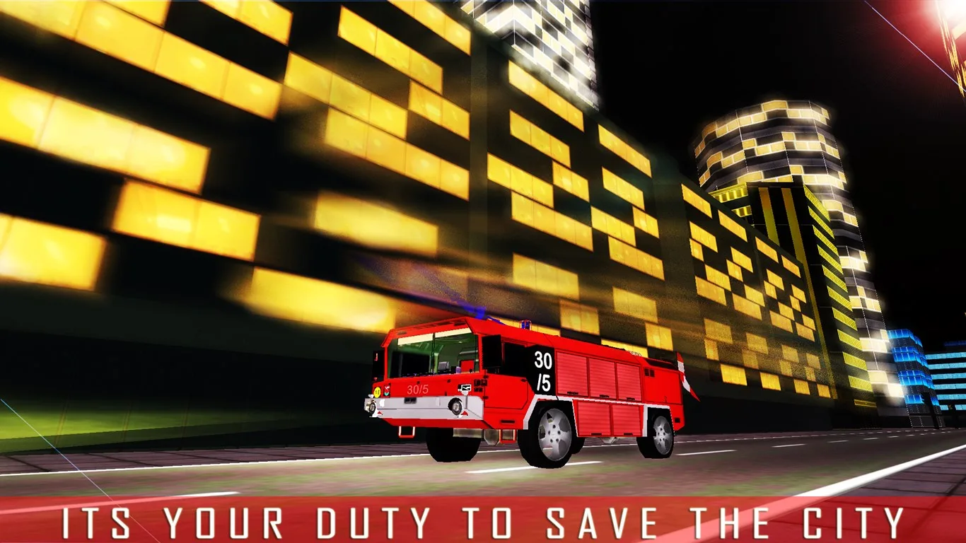 Fire Truck Simulator Duty 2016 screenshot 4