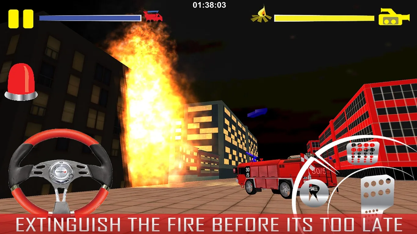 Fire Truck Simulator Duty 2016 screenshot 5