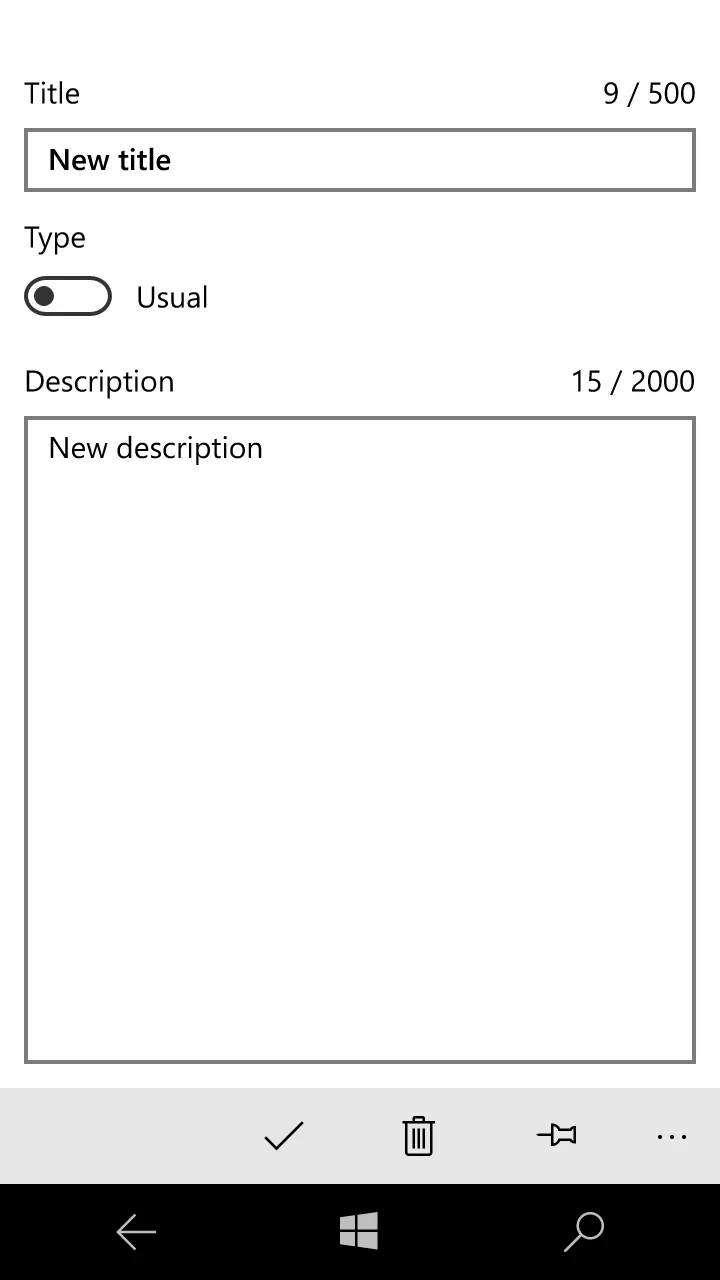 Simple notes screenshot 1