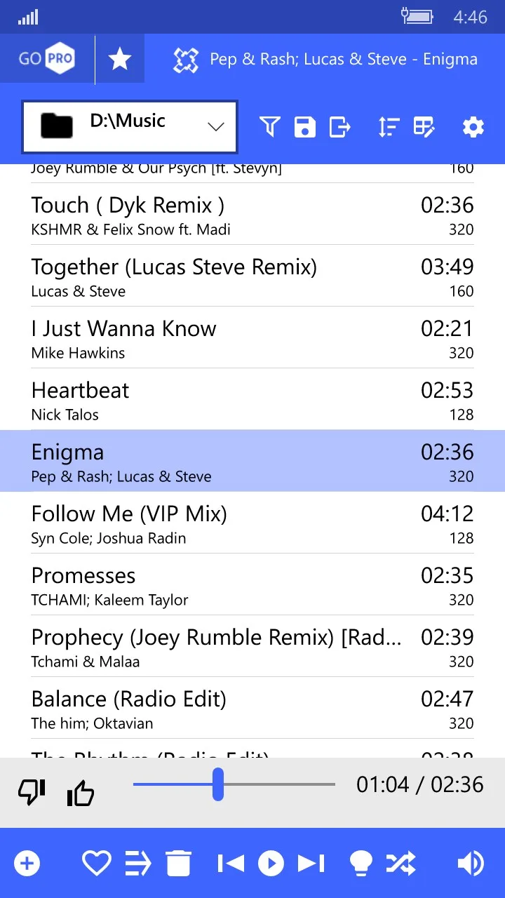 REAL Shuffle Player - Audio & Music Player screenshot 1
