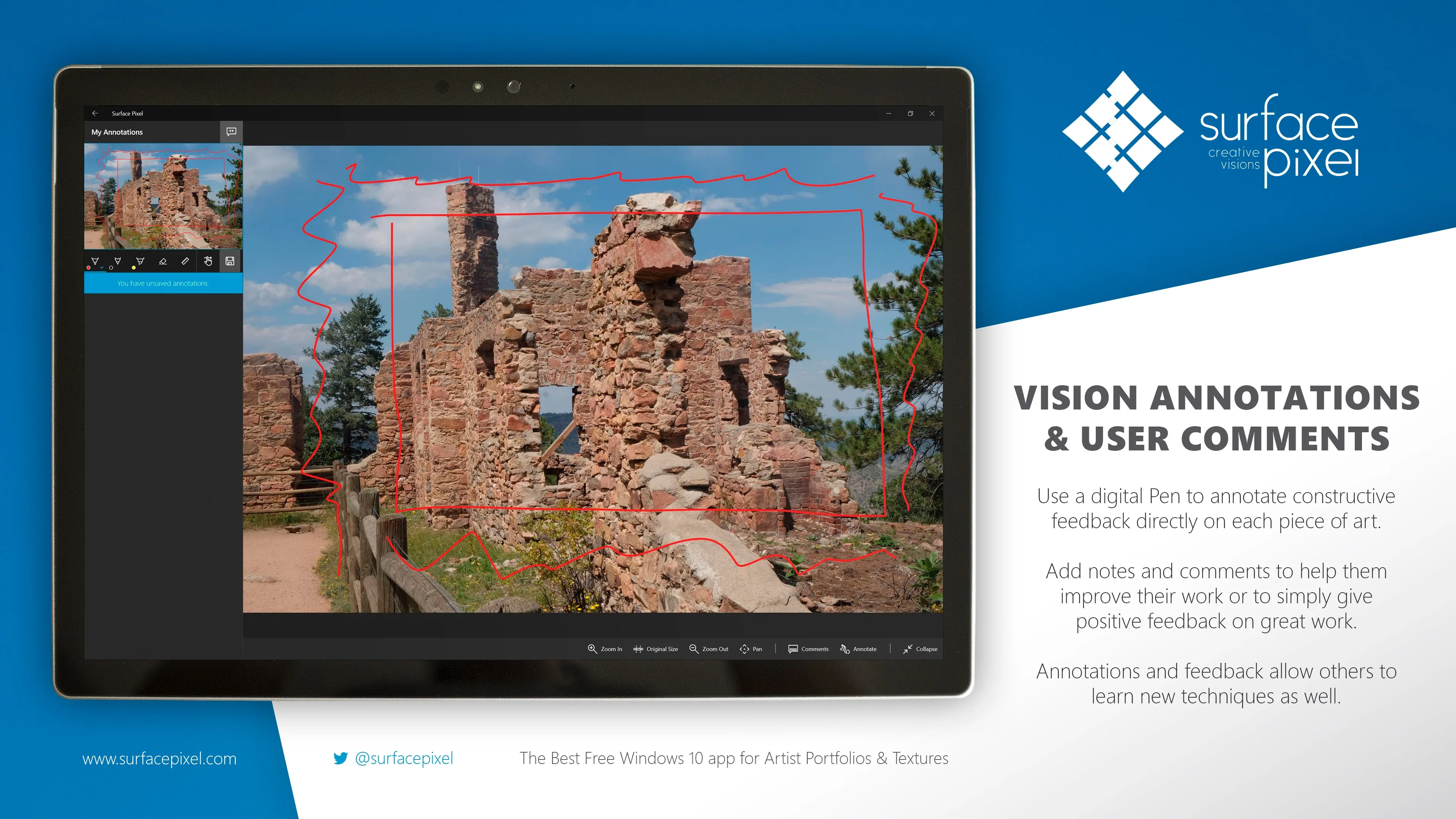 Surface Pixel screenshot 2