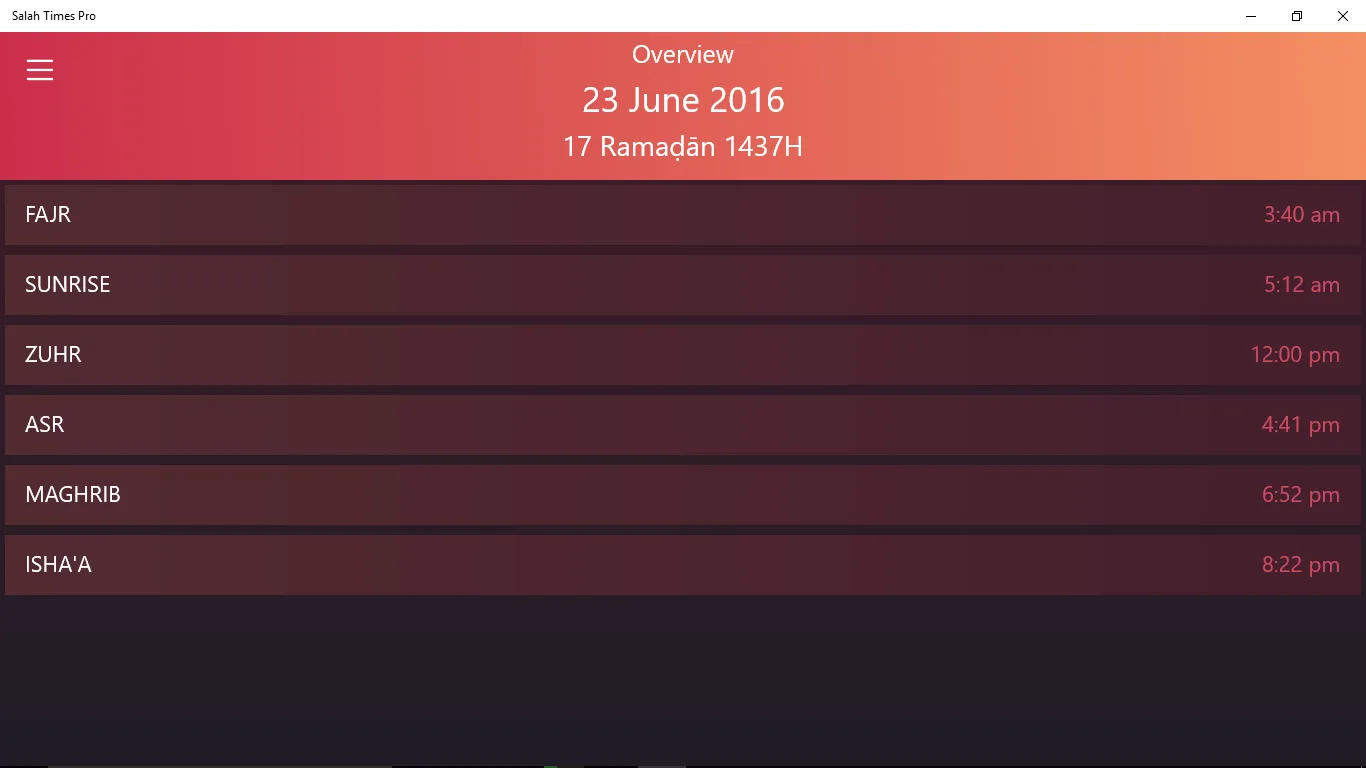 Salah Times Pro screenshot 3