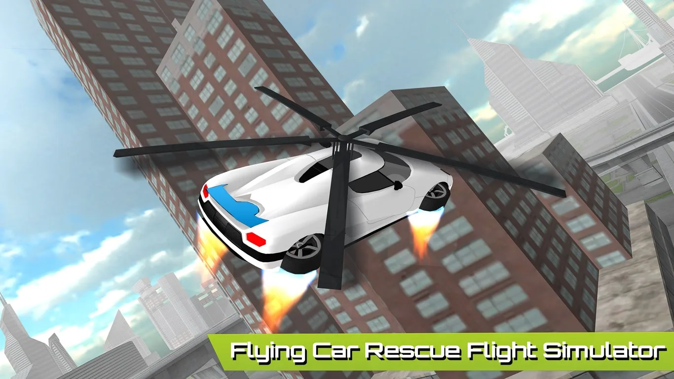 Flying Car Rescue Flight Sim screenshot 2
