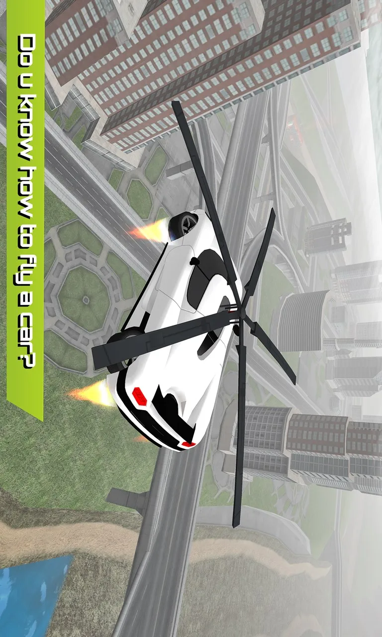 Flying Car Rescue Flight Sim screenshot 5