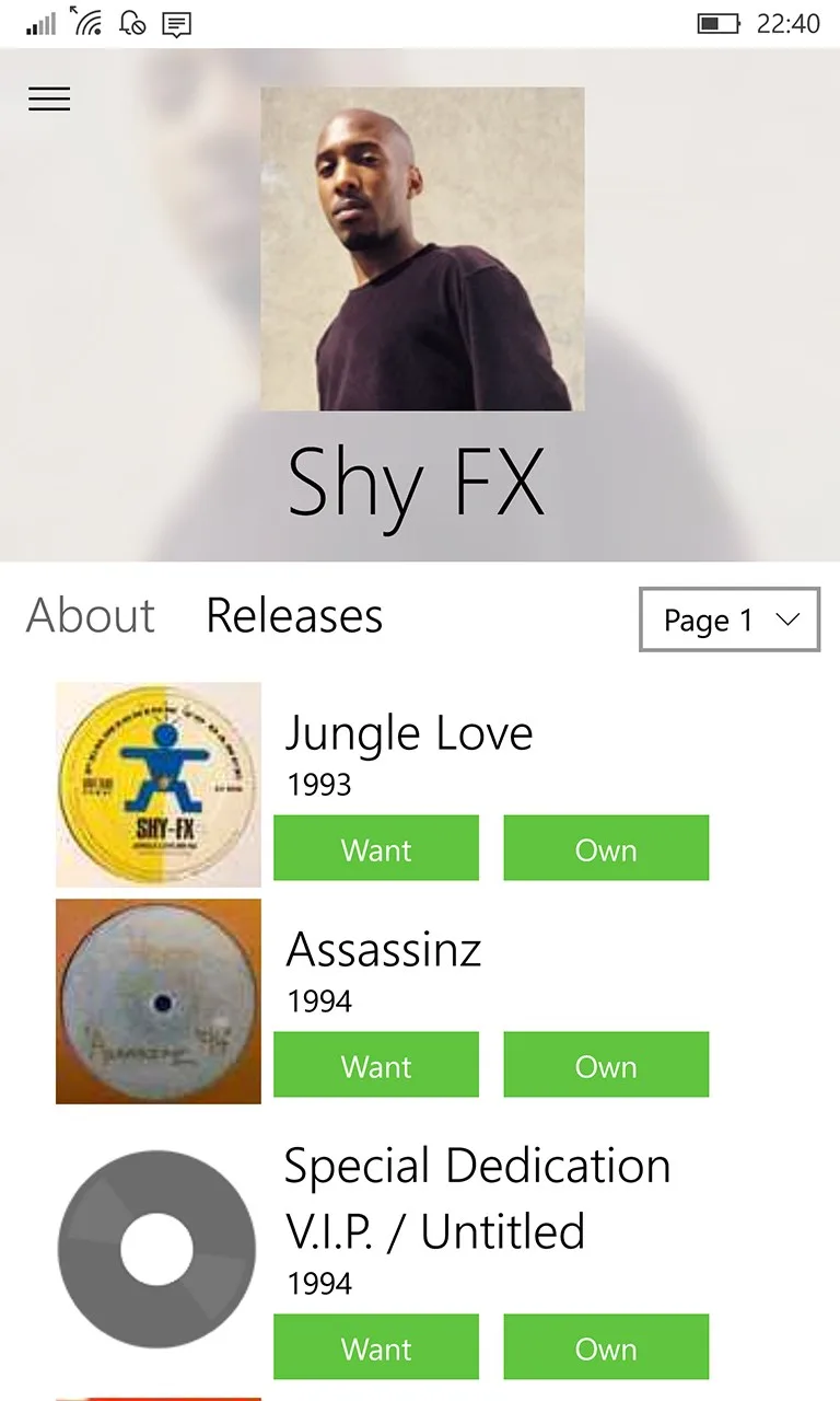 Disko for Discogs screenshot 2