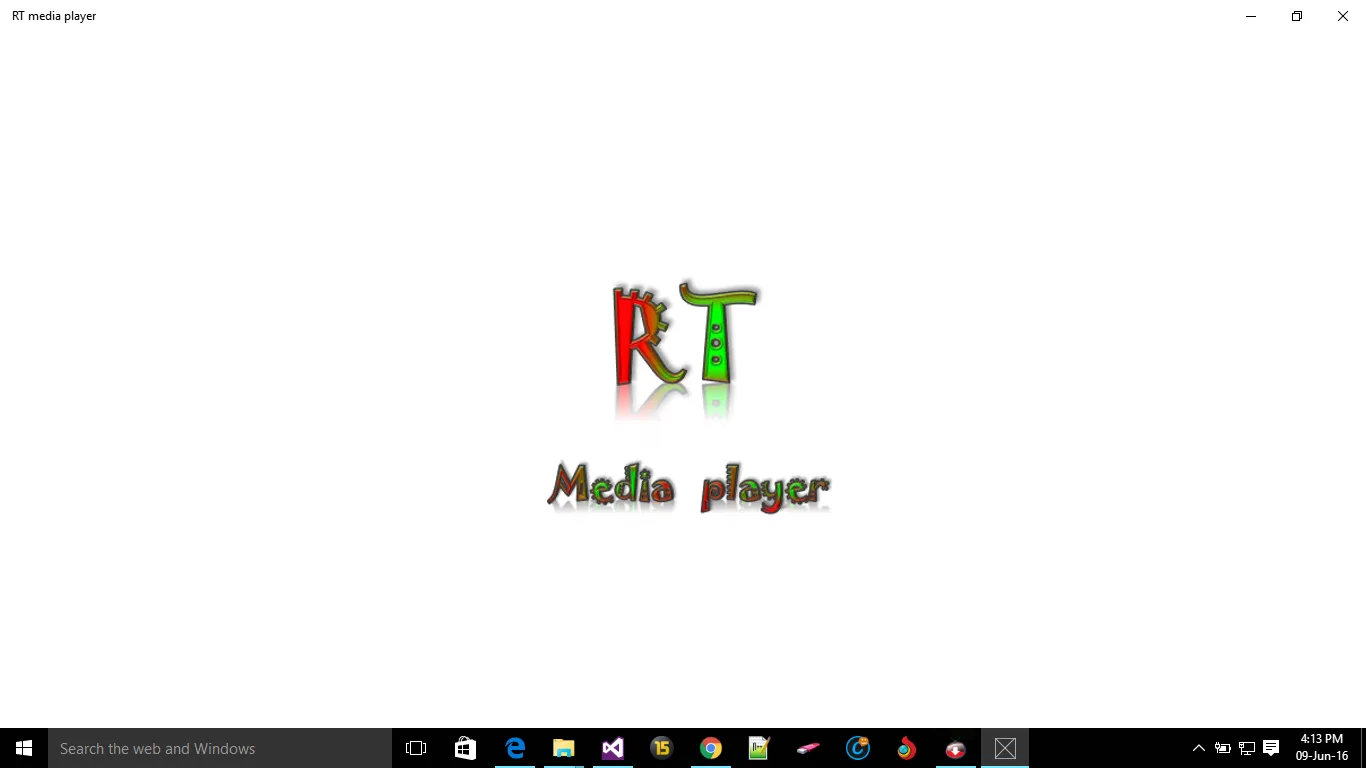 RT media player screenshot 1