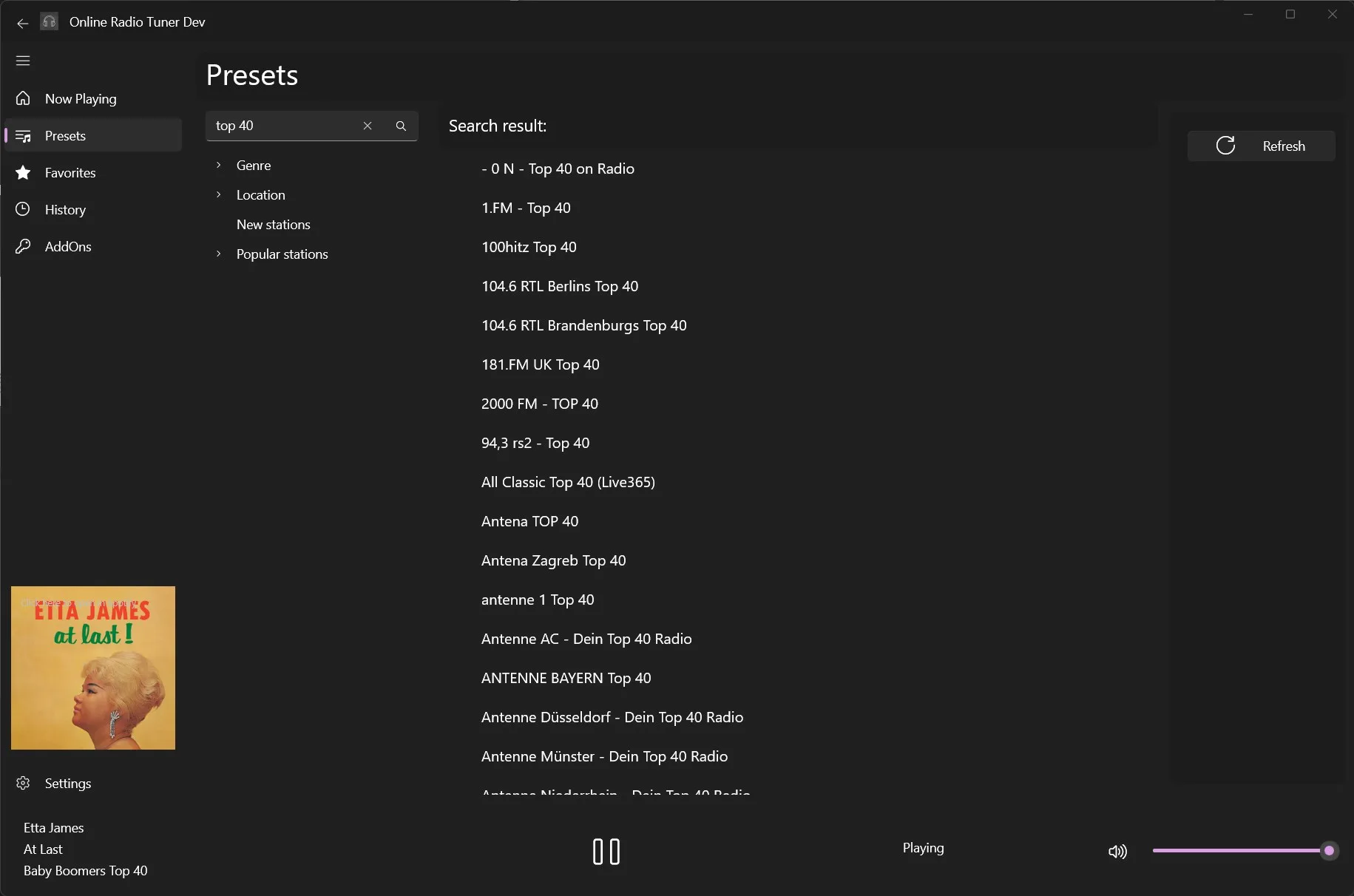 Online Radio Tuner screenshot 2