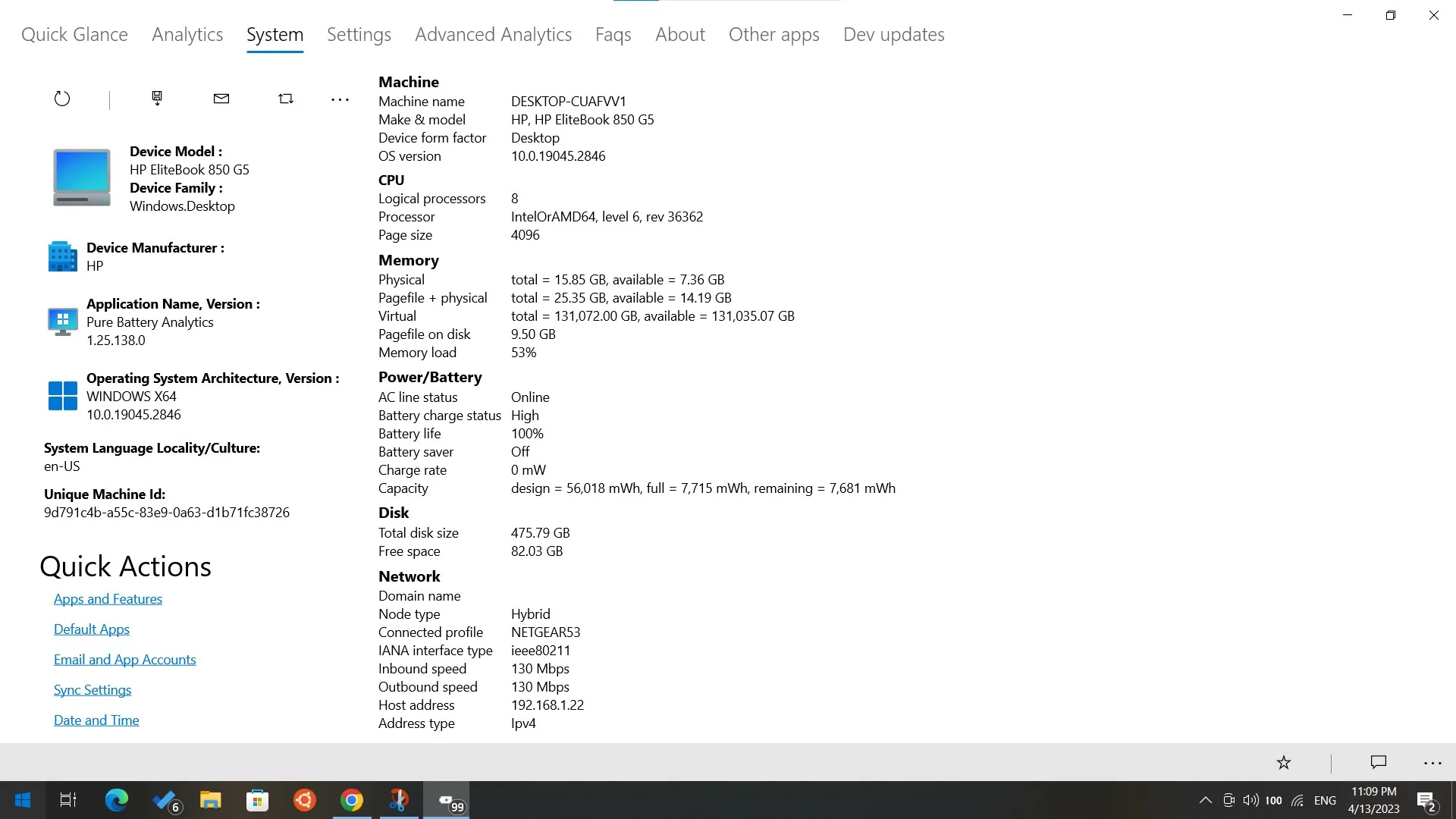 Pure Battery Analytics screenshot 4