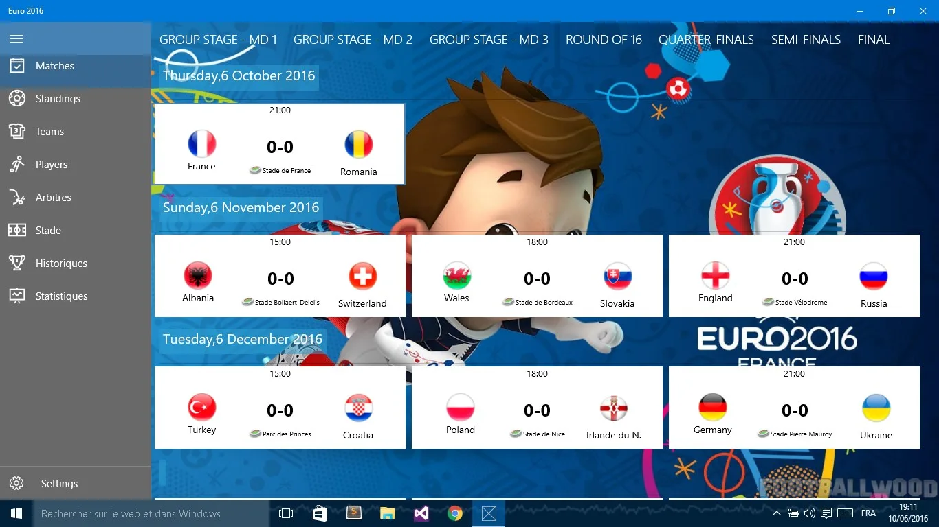 UEFA Euro France 2016 screenshot 1