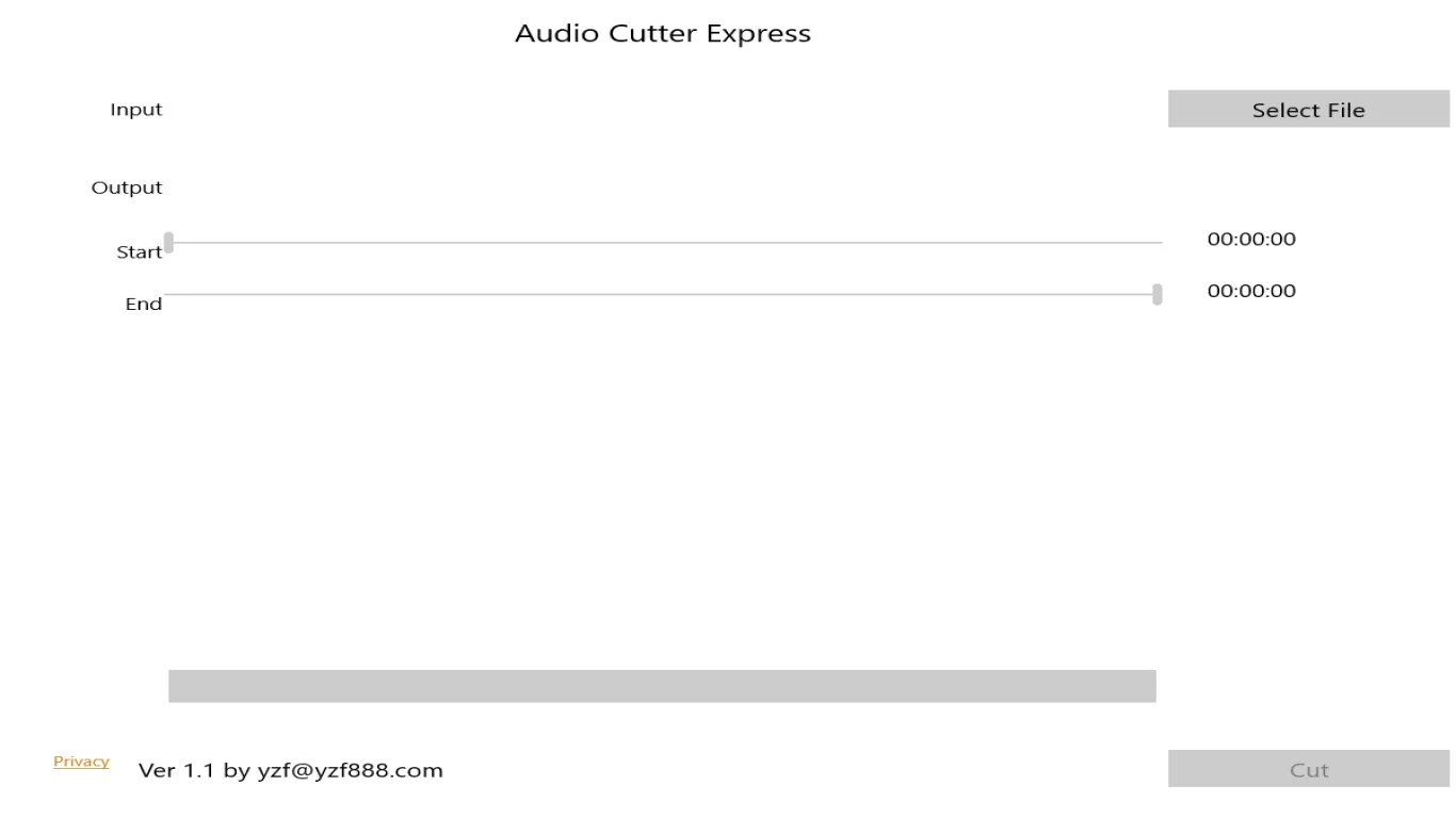 Audio Cutter Express screenshot 1