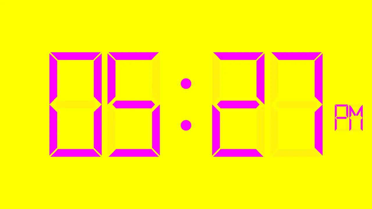 Digital Wall Clock screenshot 5