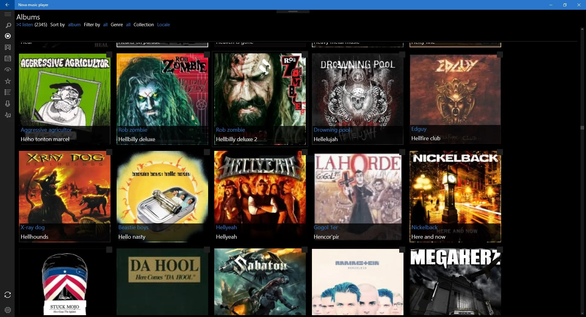 Nova music player screenshot 1
