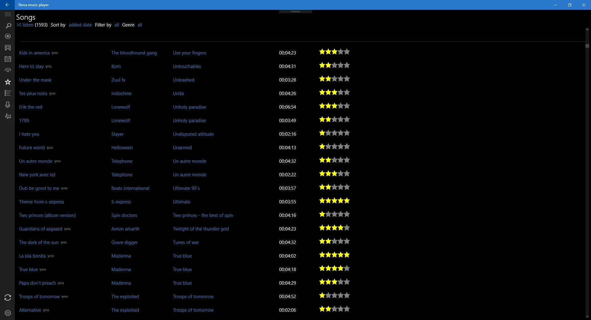 Nova music player screenshot 5