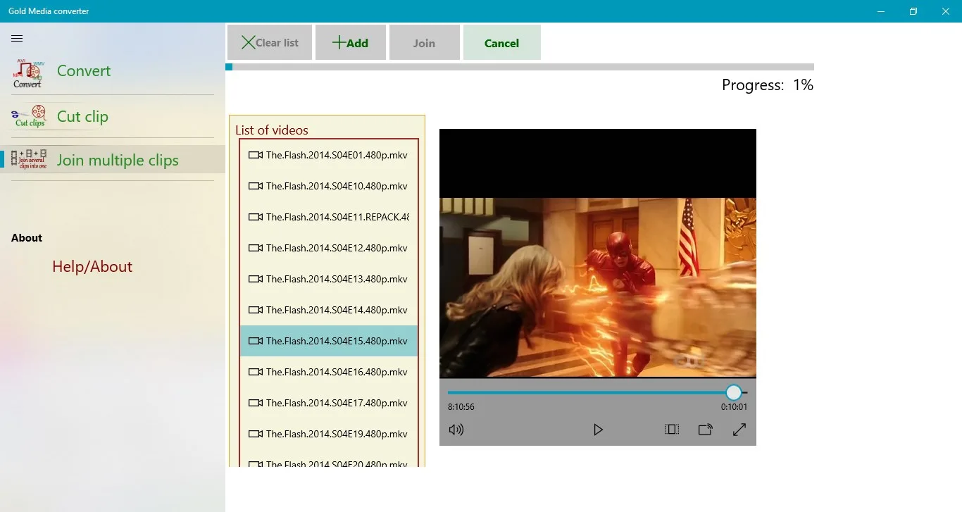 Gold Media converter screenshot 3
