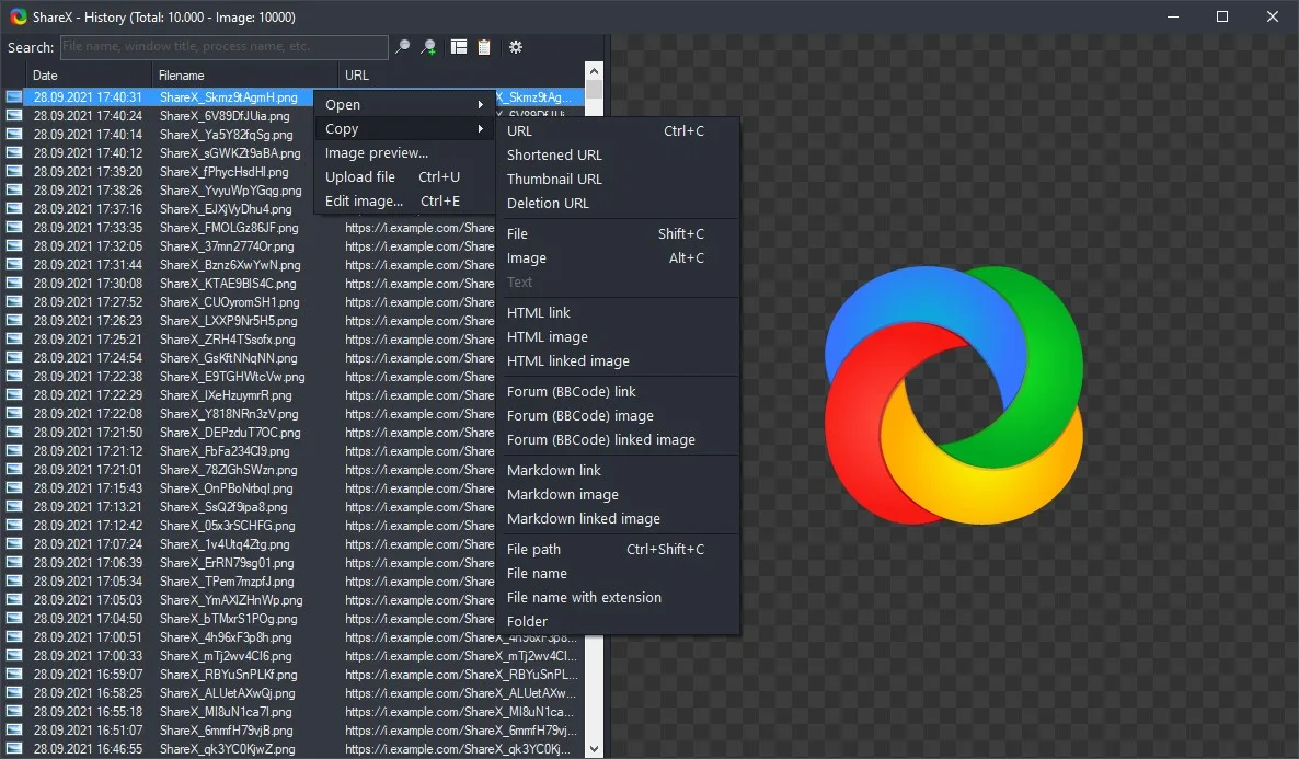 ShareX screenshot 2