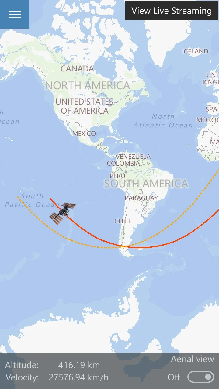 ISS Finder screenshot 1