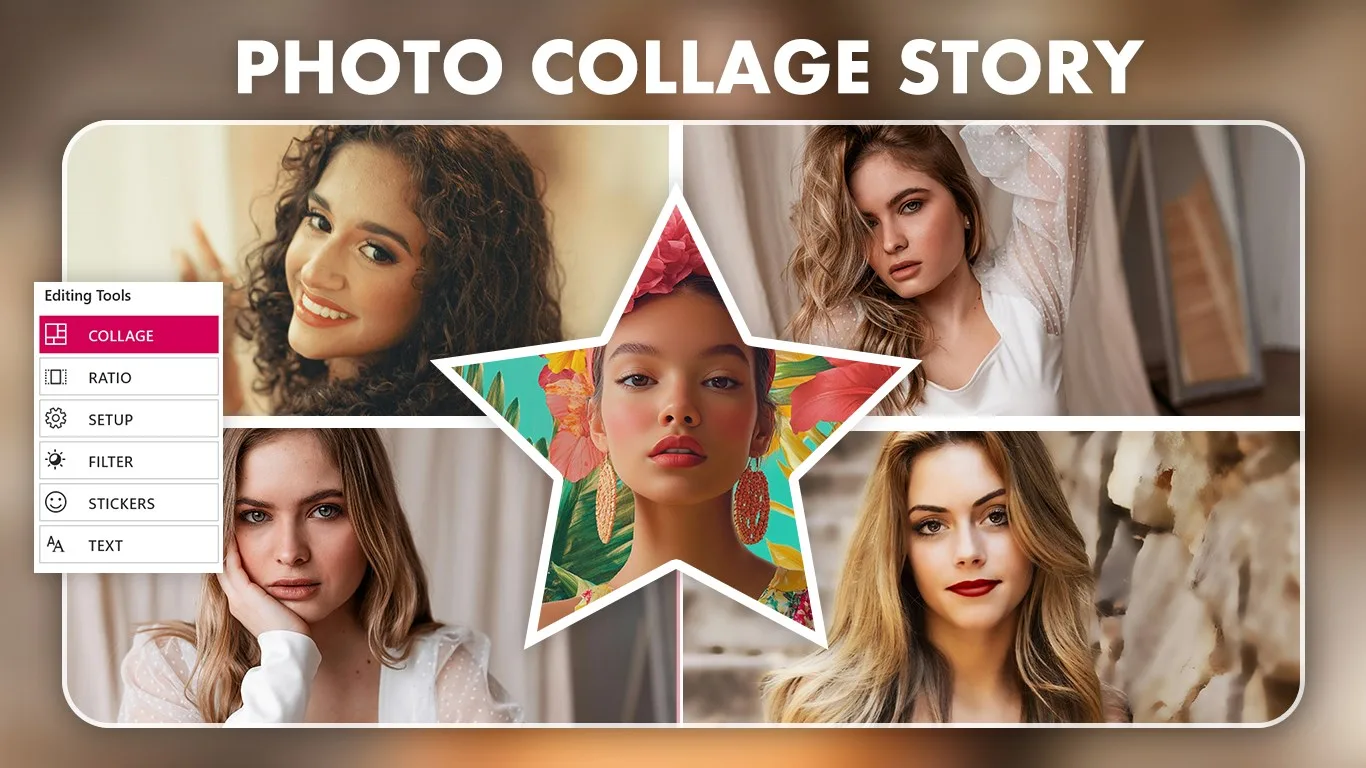 Photo & Shapes Collage Maker screenshot 2