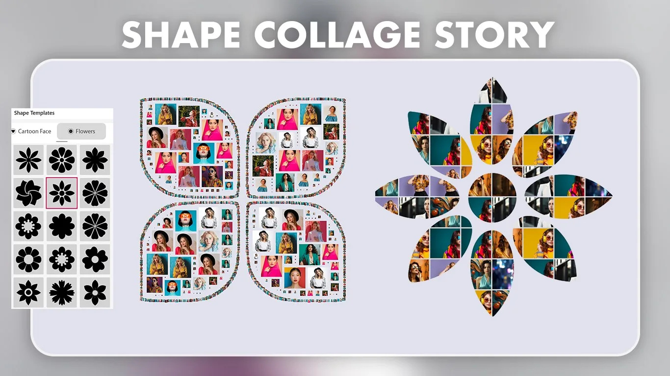 Photo & Shapes Collage Maker screenshot 4