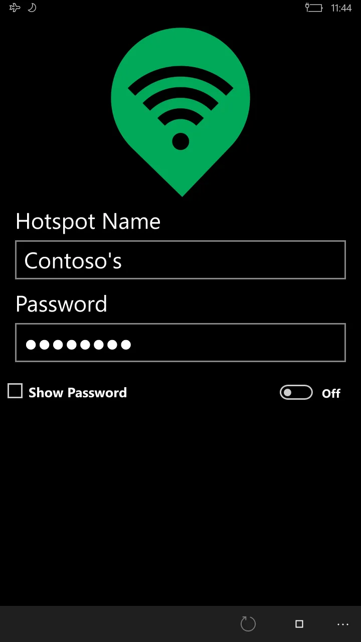 Hotspot screenshot 1