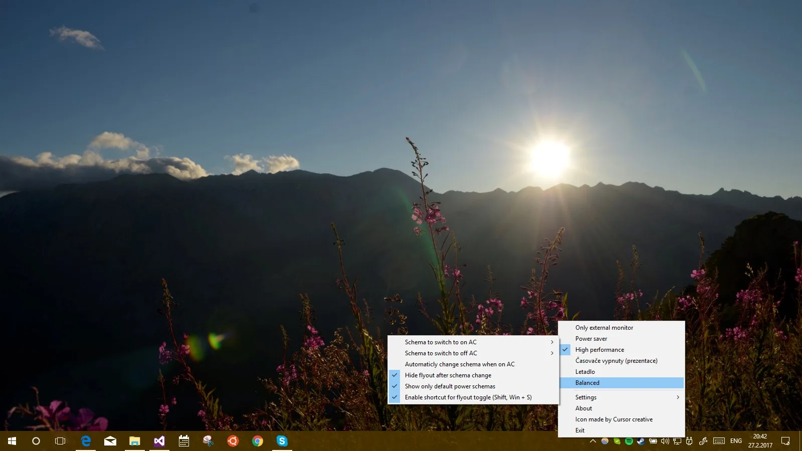 PowerPlanSwitcher screenshot 4