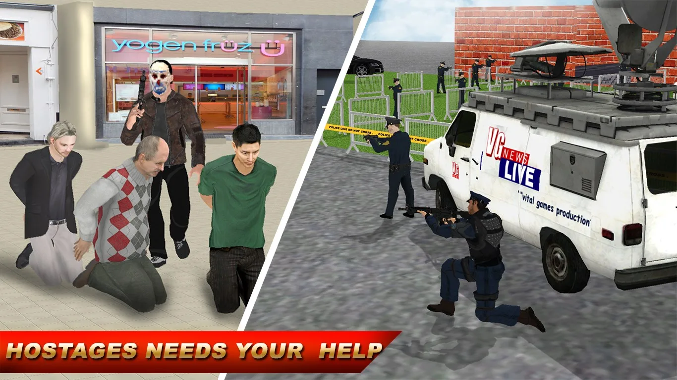 Police Criminal Arrest Simulator - Hostage Rescue screenshot 2