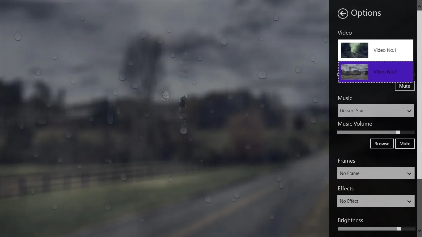 Rain view Free screenshot 1