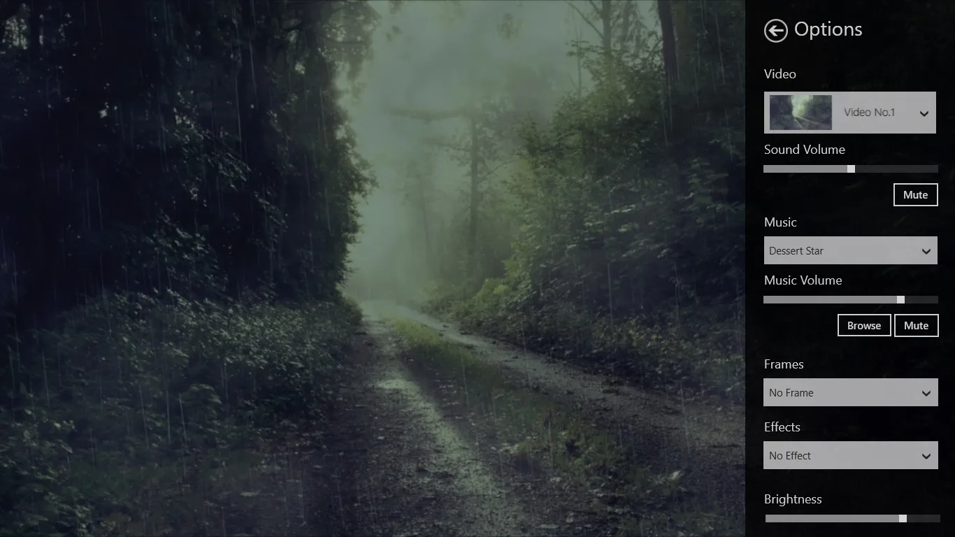 Rain view Free screenshot 2