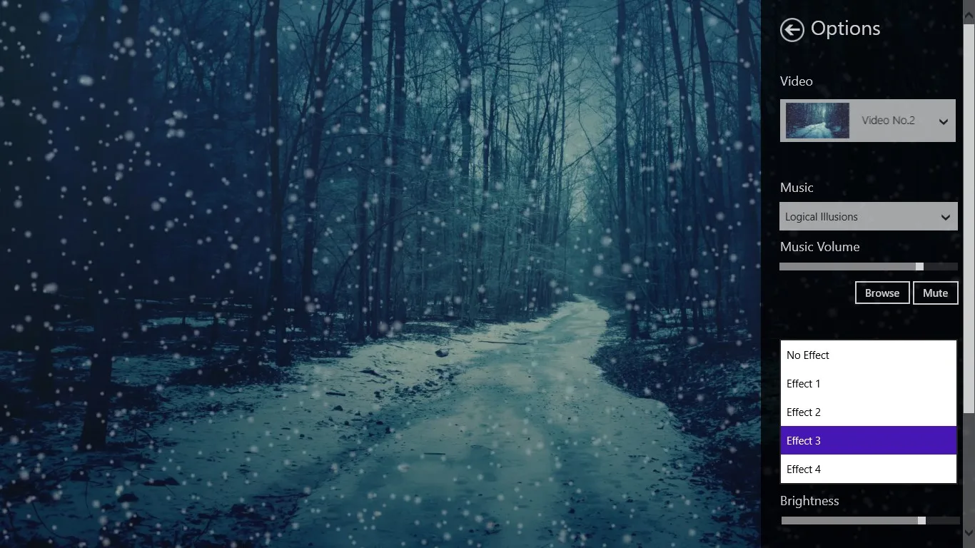 Virtual Snowstorm free screenshot 1