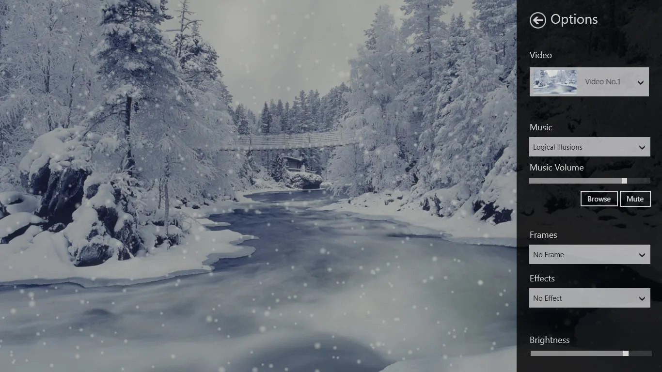 Virtual Snowstorm free screenshot 4