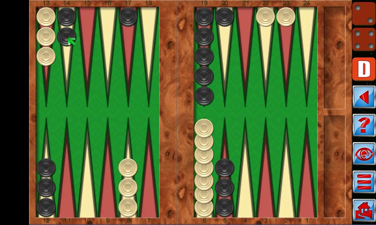 Backgammon V+ screenshot 1
