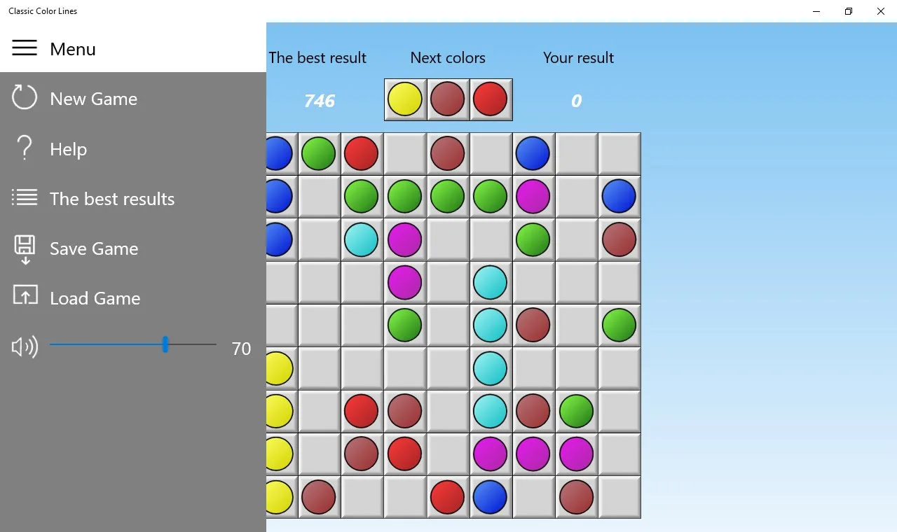 Classic Color Lines screenshot 2