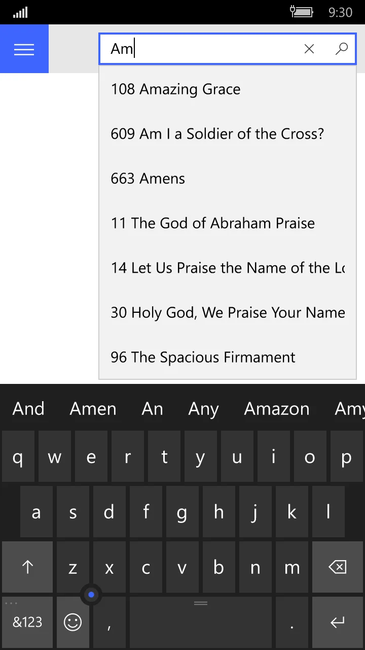 Adventist Hymnal screenshot 2