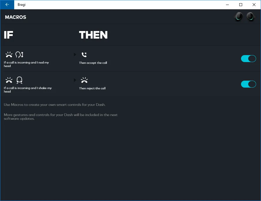 Bragi screenshot 2