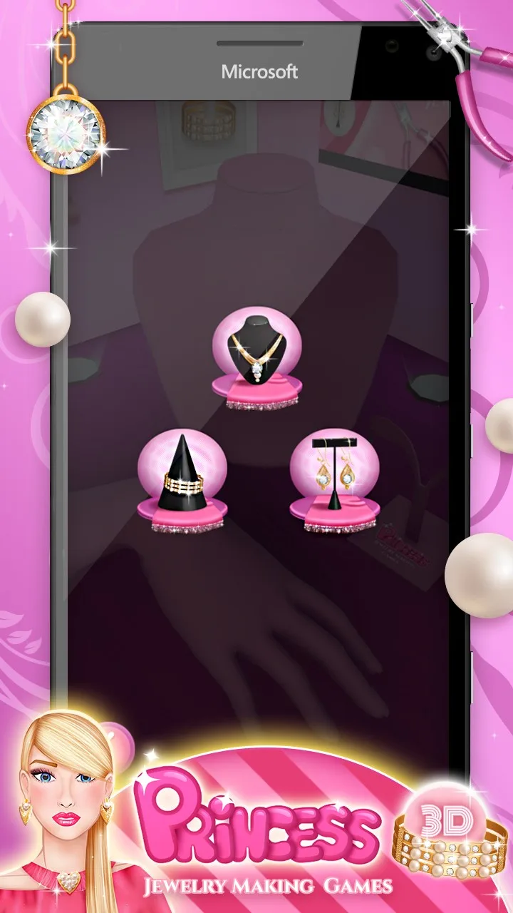 Princess Jewelry Making Games screenshot 1