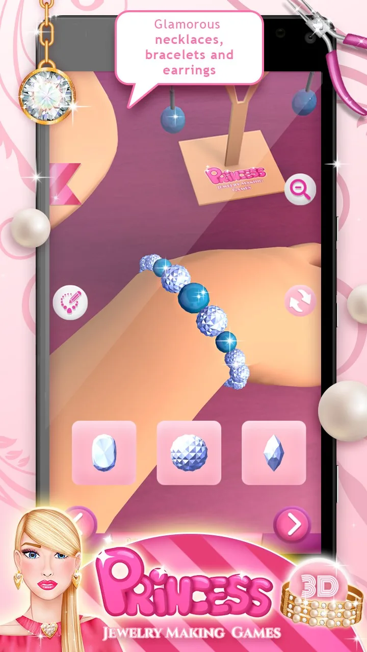 Princess Jewelry Making Games screenshot 3