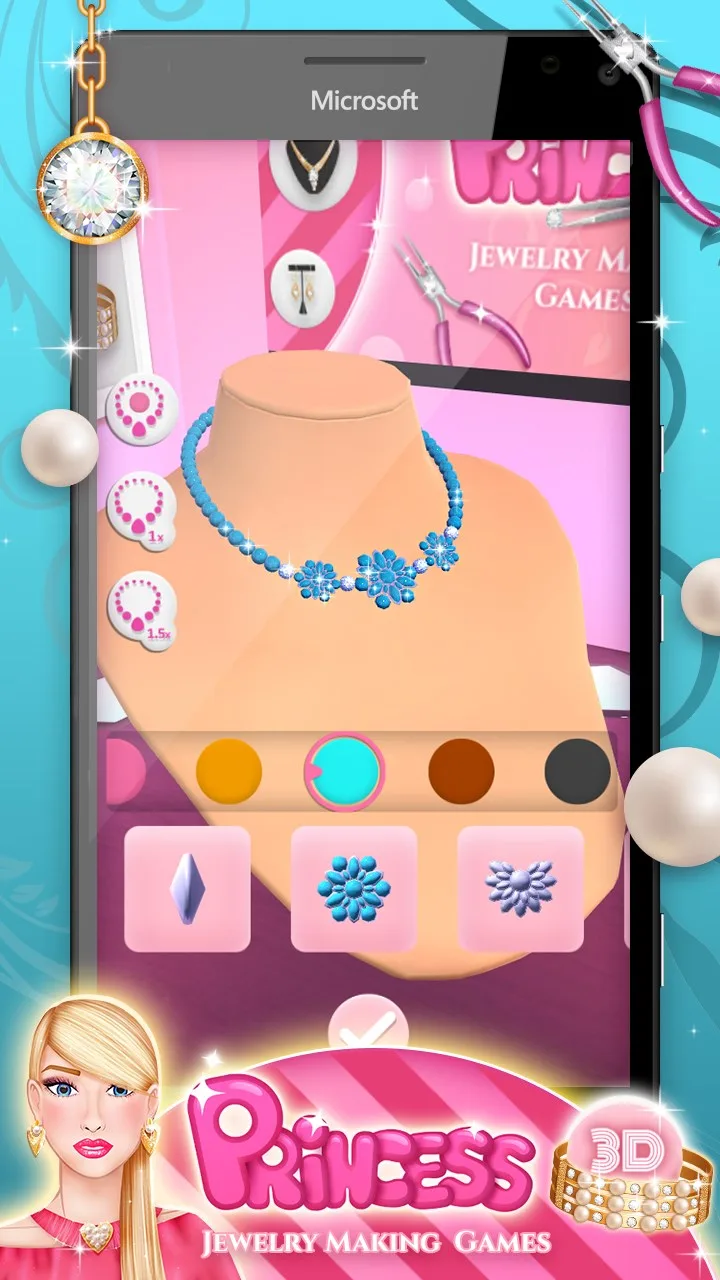 Princess Jewelry Making Games screenshot 4