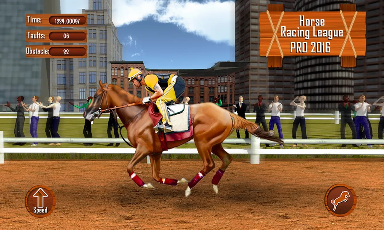Horse Racing League Pro 2016 - Riding Simulator screenshot 1