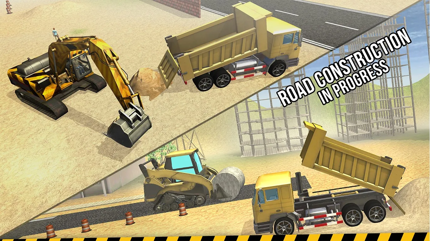 Excavator Crane Simulator - Buildings Construction screenshot 5