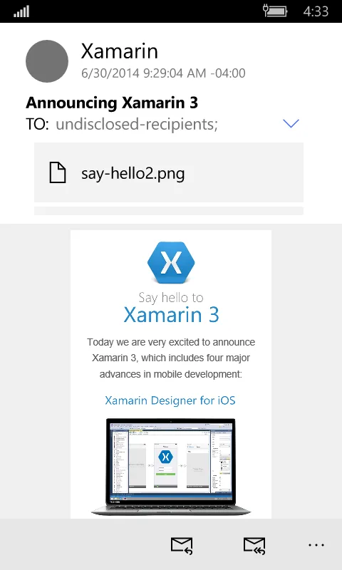 EML Reader screenshot 1