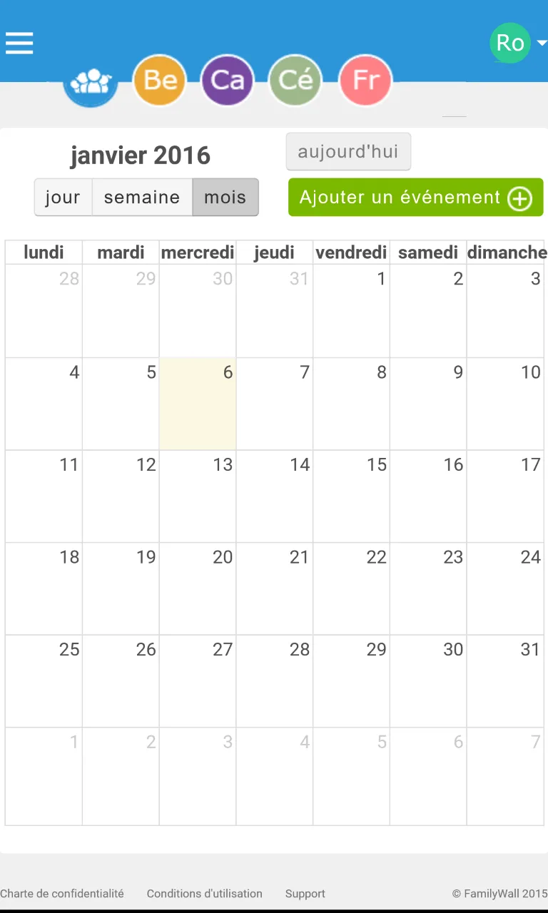 FamilyWall screenshot 1
