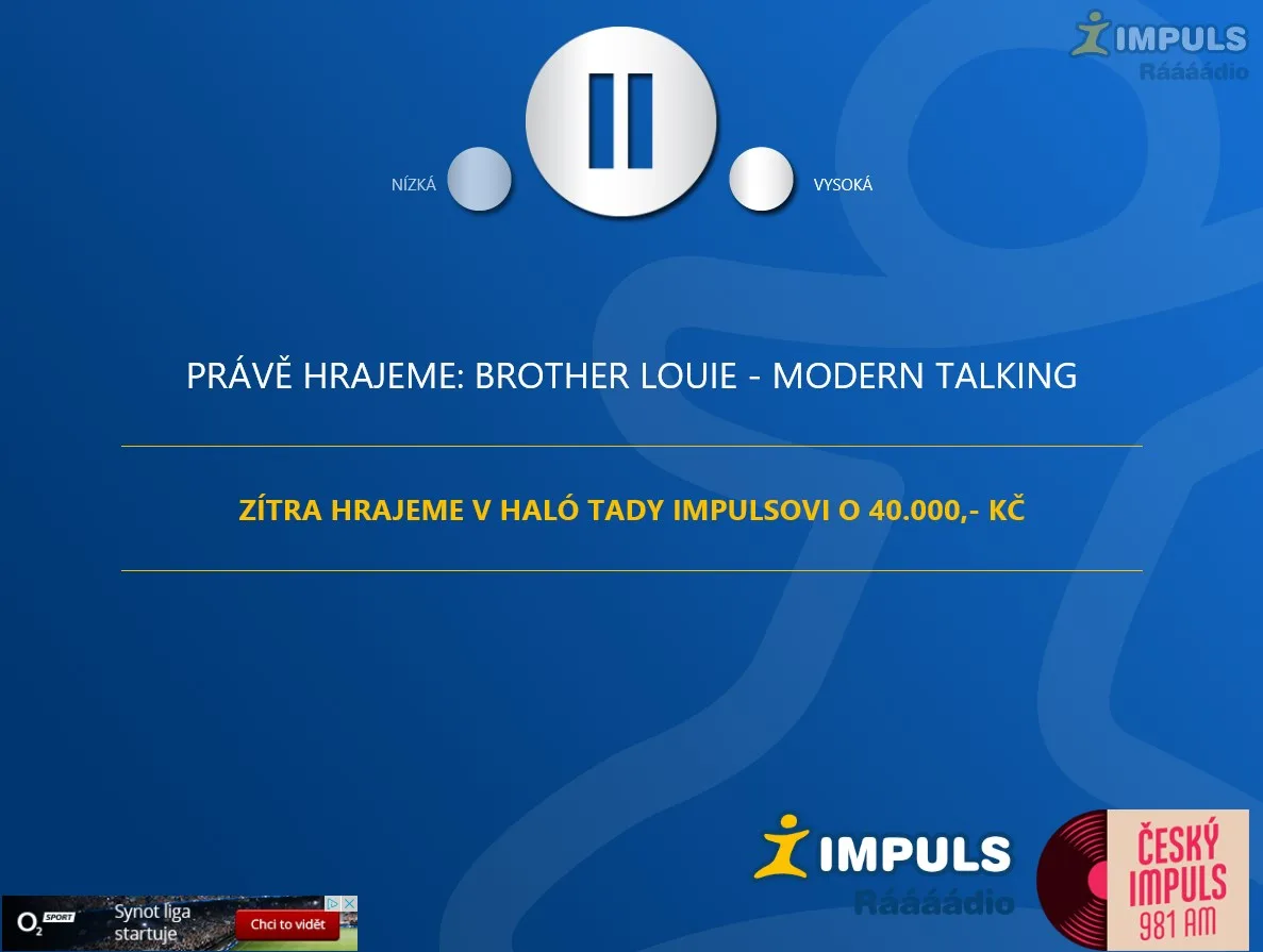 Rádio Impuls - Přehrávač screenshot 1