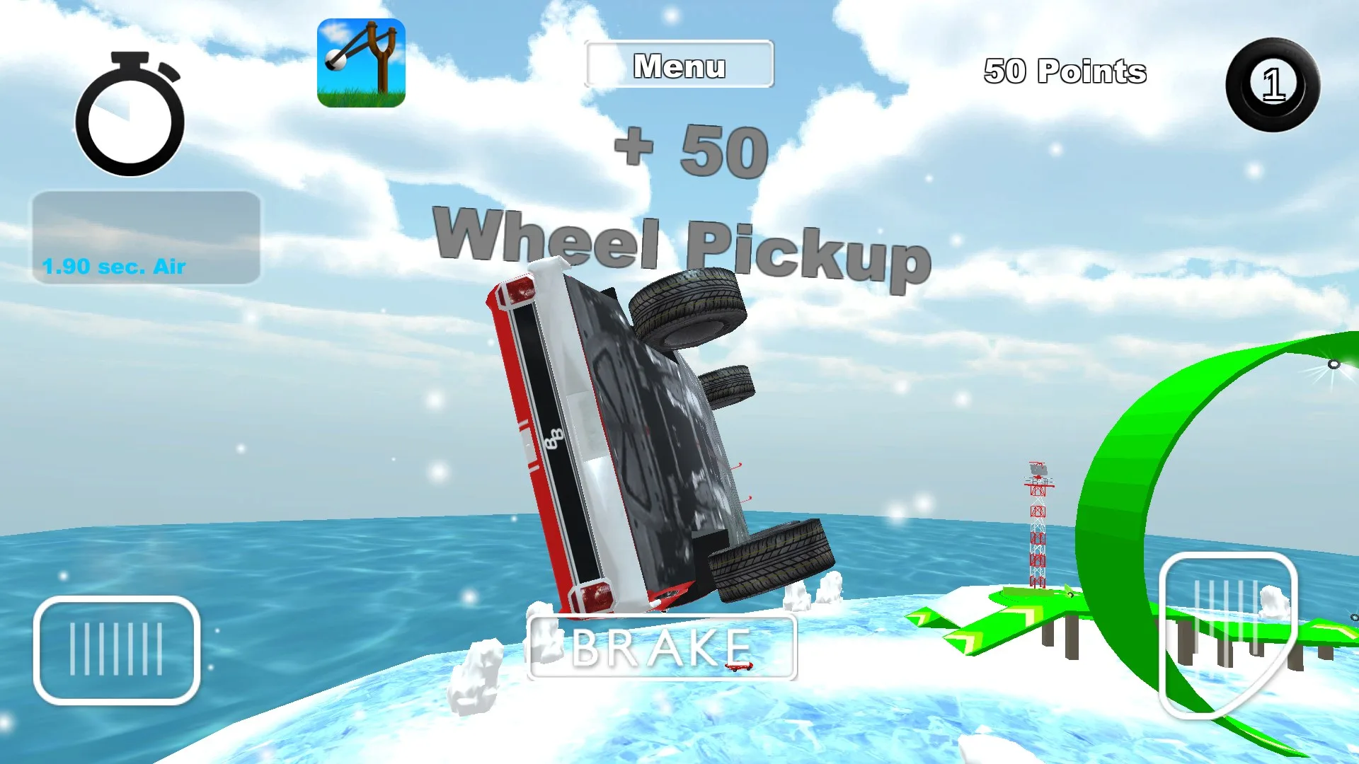 Snow Car Race & Stunts Extreme screenshot 1